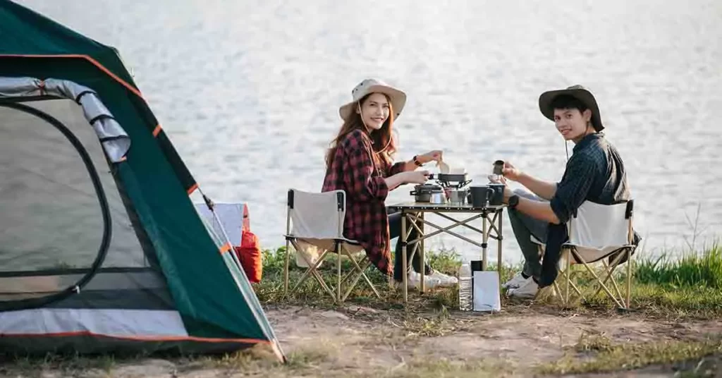 folding camping table